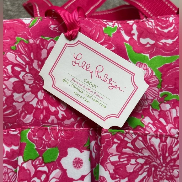 NEW | Lilly Pulitzer Caddy Tote in May Flowers Print – Multi-Use Organizer Bag - Picture 3 of 7